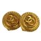 93P Coco Mark Earrings in Gold from Chanel, Set of 2 1