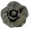 Camelia No. 13 Ring Coco Mark in Metal Black 01A from Chanel, France 1