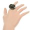 Camelia No. 13 Ring Coco Mark in Metal Black 01A from Chanel, France 2