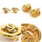 Earrings Here Mark in Metal Gold Ladies from Chanel, Set of 2 4
