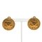Cocomark Earrings in Gold Plated from Chanel, Set of 2 1