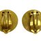 Round Clover Earrings 93A Motif Four Leaf GP in Gold from Chanel 6
