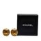 Coco Mark Round Earrings in Gold Plated from Chanel, Set of 2 7