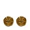 Cocomark Earrings in Gold Plated Womens from Chanel, Set of 2 1
