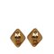 Coco Mark Diamond Earrings in Gold Plated Womens from Chanel, Set of 2 2