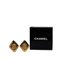 Coco Mark Diamond Earrings in Gold Plated Womens from Chanel, Set of 2 4