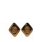 Coco Mark Diamond Earrings in Gold Plated Womens from Chanel, Set of 2 1
