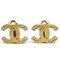 Coco Mark Star Gold Earrings from Chanel, Set of 2 1