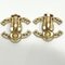 Coco Mark Star Gold Earrings from Chanel, Set of 2 6