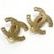 Coco Mark Star Gold Earrings from Chanel, Set of 2 7