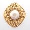 Imitation Pearl Brooch in Gold from Chanel 1