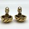 Double Coco Mark Gold Earrings from Chanel, Set of 2 4