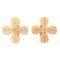 01c Rhinestone Clover Earrings from Chanel, Set of 2 1