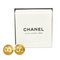Chanel Cocomark Earrings Gold Plated Women's, Set of 2, Image 4