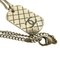 Matelasse Coco Mark Plate 05P Halskette aus Metall Silber von Chanel 3