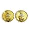 Chanel Coco Mark Round 95P Brand Accessories Earrings Ladies, Set of 2, Image 5