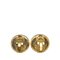 Chanel Cocomark Circle Earrings Gold Plated Ladies, Set of 2, Image 2