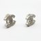 Earrings Coco Mark Punching 03P in Silver from Chanel, Set of 2 3