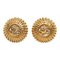 Orecchini rotondi Coco Mark da donna placcati in oro di Chanel, set di 2, Immagine 1
