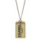 31 Rue Cambon Paris Cambon Plate Necklace Pendant GP in Gold 07C from Chanel 1