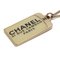 31 Rue Cambon Paris Cambon Plate Halsketten-Anhänger GP aus Gold 07C von Chanel 3