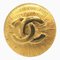 Cocomark Goldbrosche aus Metall von Chanel 1