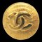 Broche Cocomark de metal dorado de Chanel, Imagen 1