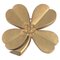 Corsage Coco Mark Clover Gold Brooch from Chanel 1