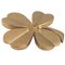 Corsage Coco Mark Clover Gold Brooch from Chanel, Image 4