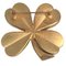 Corsage Coco Mark Clover Gold Brooch from Chanel 2