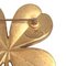 Corsage Coco Mark Clover Gold Brooch from Chanel, Image 8