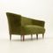 Italian Green Velvet Sofa, 1940s 3