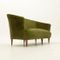 Italian Green Velvet Sofa, 1940s, Image 3