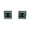 Quadratische Cocomark Ohrringe 15S in Transparent von Chanel, 2 . Set 1