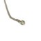 Glitter Coco Mark Beads Teardrop Lame Pendant in Plastic & Silver from Chanel 10