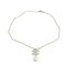 Glitter Coco Mark Beads Teardrop Lame Pendant in Plastic & Silver from Chanel 2