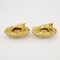 Chanel Earrings Matelasse Colored Stone Gp Plated Gold Ladies, Set of 2 4