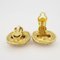 Chanel Earrings Matelasse Colored Stone Gp Plated Gold Ladies, Set of 2, Image 5