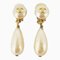 Coco Mark Fake Pearl Earrings from Chanel, 1995, Set of 2 1