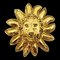 CHANEL brooch lion motif GP plated gold men's women's 1