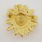 CHANEL brooch lion motif GP plated gold men's women's, Image 5