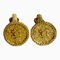 Chanel Cocomark Motif Earrings Accessories Gold 08877, Set of 2 1