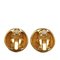 Chanel Cocomark Earrings Gold Plated Women's, Set of 2 2