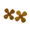 Gold Clover Earrings from Chanel, Set of 2 1