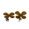 Gold Clover Earrings from Chanel, Set of 2 2
