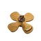 Gold Clover Earrings from Chanel, Set of 2 4