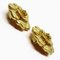 Camellia Metal Gold Earrings from Chanel, Set of 2 2