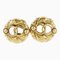 Chanel Cocomark Vintage Gold Plated 23 Ladies Earrings, Set of 2 1