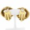Chanel Cocomark 23 orecchini da donna vintage placcati in oro, set di 2, Immagine 3