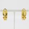 Pendientes Chanel bañados en oro Made in France 93P Aproximadamente 11G para mujer, Juego de 2, Imagen 4
